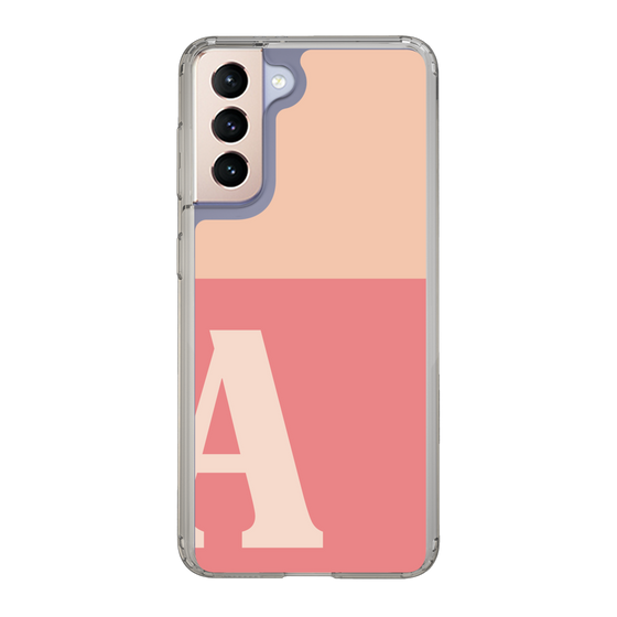 Slim Protection Case［ Original - initial two tone - A pink ］