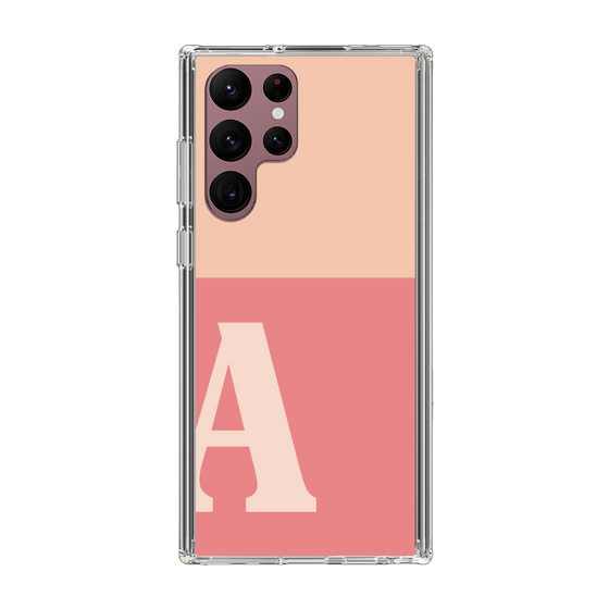 Slim Protection Case［ Original - initial two tone - A pink ］