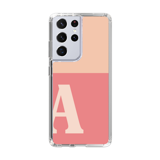 Slim Protection Case［ Original - initial two tone - A pink ］