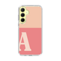 Slim Protection Case［ オリジナル - initial two tone - A pink ］