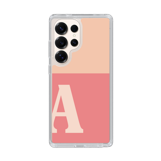 Slim Protection Case［ Original - initial two tone - A pink ］