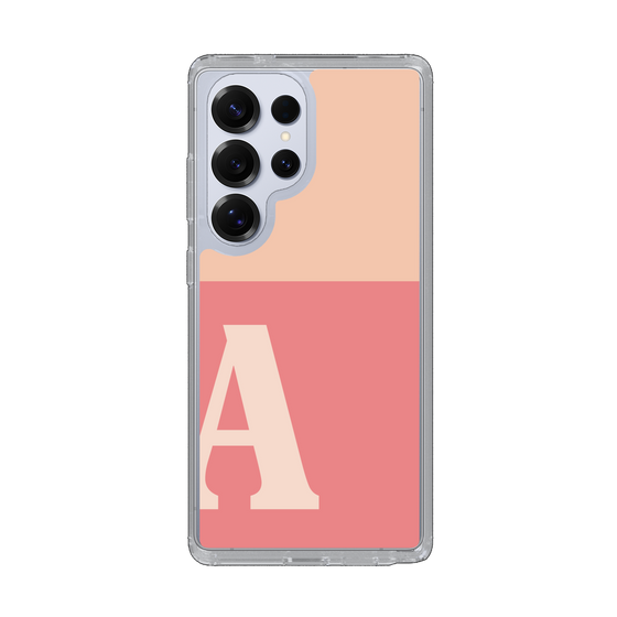 Slim Protection Case［ Original - initial two tone - A pink ］