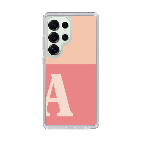 Slim Protection Case［ Original - initial two tone - A pink ］