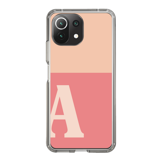 Slim Protection Case［ Original - initial two tone - A pink ］