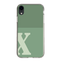 Slim Protection Case［ Original - initial two tone - X green ］