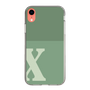 Slim Protection Case［ Original - initial two tone - X green ］