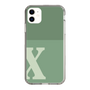 Slim Protection Case［ Original - initial two tone - X green ］