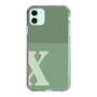 Slim Protection Case［ Original - initial two tone - X green ］
