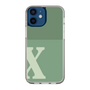 Slim Protection Case［ Original - initial two tone - X green ］