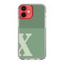 Slim Protection Case［ Original - initial two tone - X green ］