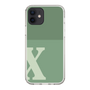 Slim Protection Case［ Original - initial two tone - X green ］