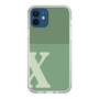 Slim Protection Case［ Original - initial two tone - X green ］
