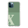 Slim Protection Case［ Original - initial two tone - X green ］