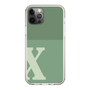 Slim Protection Case［ Original - initial two tone - X green ］