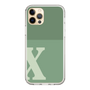 Slim Protection Case［ Original - initial two tone - X green ］