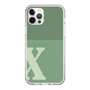 Slim Protection Case［ Original - initial two tone - X green ］
