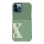 Slim Protection Case［ Original - initial two tone - X green ］