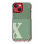 Slim Protection Case［ Original - initial two tone - X green ］
