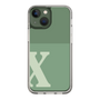 Slim Protection Case［ Original - initial two tone - X green ］