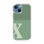 Slim Protection Case［ Original - initial two tone - X green ］