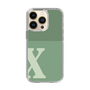 Slim Protection Case［ Original - initial two tone - X green ］