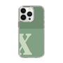Slim Protection Case［ Original - initial two tone - X green ］