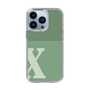 Slim Protection Case［ Original - initial two tone - X green ］