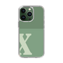 Slim Protection Case［ Original - initial two tone - X green ］