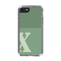 Slim Protection Case［ Original - initial two tone - X green ］
