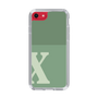 Slim Protection Case［ Original - initial two tone - X green ］