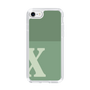 Slim Protection Case［ Original - initial two tone - X green ］