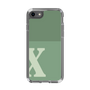 Slim Protection Case［ Original - initial two tone - X green ］
