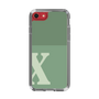 Slim Protection Case［ Original - initial two tone - X green ］