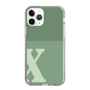 Slim Protection Case［ Original - initial two tone - X green ］