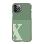 Slim Protection Case［ Original - initial two tone - X green ］