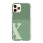 Slim Protection Case［ Original - initial two tone - X green ］