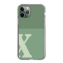 Slim Protection Case［ Original - initial two tone - X green ］