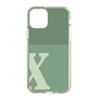 Slim Protection Case［ Original - initial two tone - X green ］