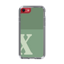 Slim Protection Case［ Original - initial two tone - X green ］