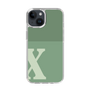 Slim Protection Case［ Original - initial two tone - X green ］