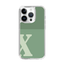 Slim Protection Case［ Original - initial two tone - X green ］