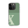 Slim Protection Case［ Original - initial two tone - X green ］