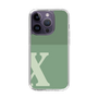 Slim Protection Case［ Original - initial two tone - X green ］