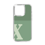 Slim Protection Case［ Original - initial two tone - X green ］