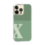 Slim Protection Case［ Original - initial two tone - X green ］