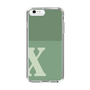 Slim Protection Case［ Original - initial two tone - X green ］