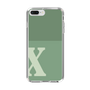 Slim Protection Case［ Original - initial two tone - X green ］