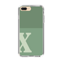 Slim Protection Case［ Original - initial two tone - X green ］