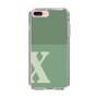 Slim Protection Case［ Original - initial two tone - X green ］