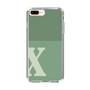 Slim Protection Case［ Original - initial two tone - X green ］